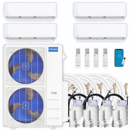 MRCOOL DIY 5th Gen Multi-Zone 4-Zone 48,000 BTU 21.8 SEER2 (9K + 12K + 12K + 12K) Ductless Mini Split Heat Pump & Air Conditioner