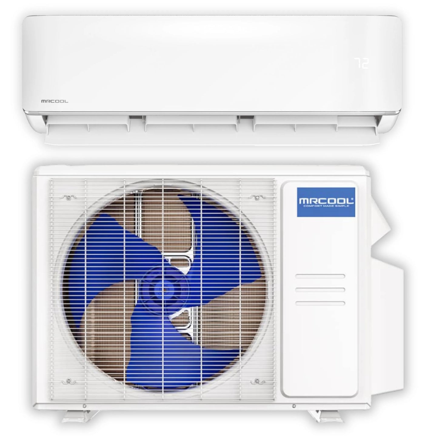 MRCOOL DIY® 5th Gen E Star 24,000 BTU Single Zone Mini Split Complete System with 25 Ft. Line Set, 230V (DIY-24-HP-WM-230D25-O)