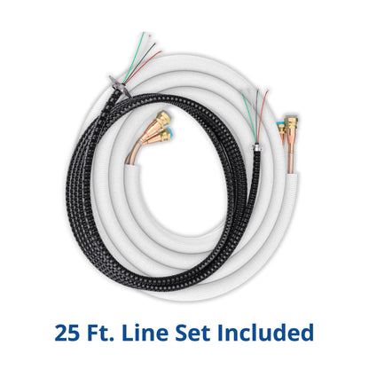 MRCOOL DIY® 5th Gen E Star 18,000 BTU Single Zone Mini Split Complete System with 25 Ft. Line Set, 230V (DIY-18-HP-WM-230D25-O)