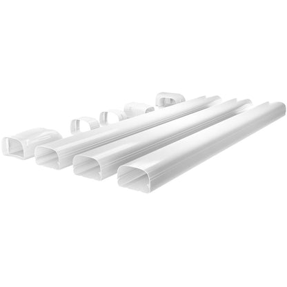 MRCOOL LineGuard 4.5" 16-Piece Complete Line Set Cover Kit for Ductless Mini-Split or Central System (MLG450)