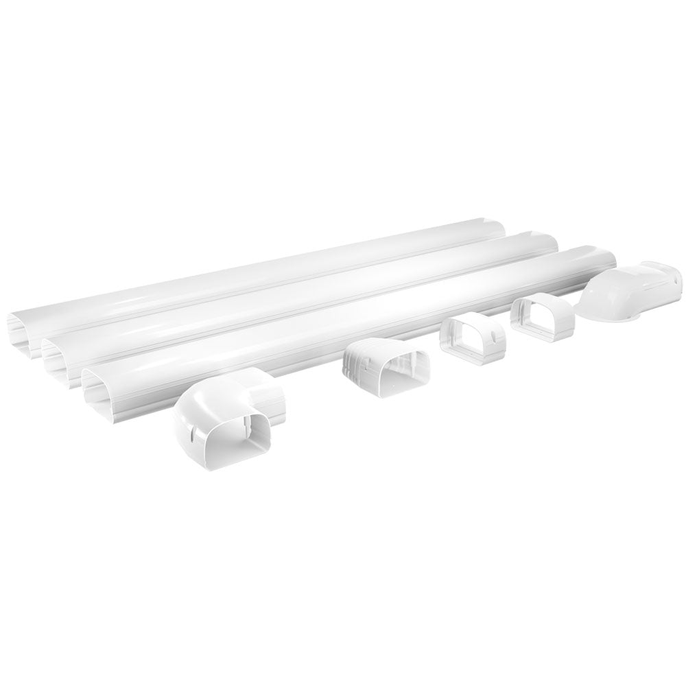 MRCOOL LineGuard 4.5" 16-Piece Complete Line Set Cover Kit for Ductless Mini-Split or Central System (MLG450)