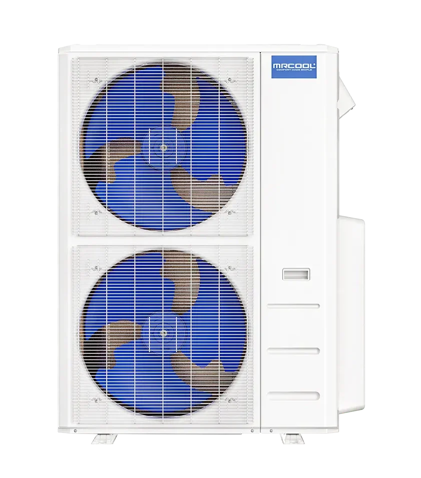 Mr. Cool (DIY) 5th Gen • 48,000 BTU • 4-Zone Ductless • Mini Split Air Conditioner & Heat Pump with 6K+9K+9K+18K BTU Ceiling Cassette Indoor Units