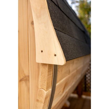 Dundalk Leisurecraft Harmony 2–4 Person Capacity Barrel-Style Sauna