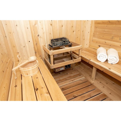 Dundalk Leisurecraft Harmony 2–4 Person Capacity Barrel-Style Sauna