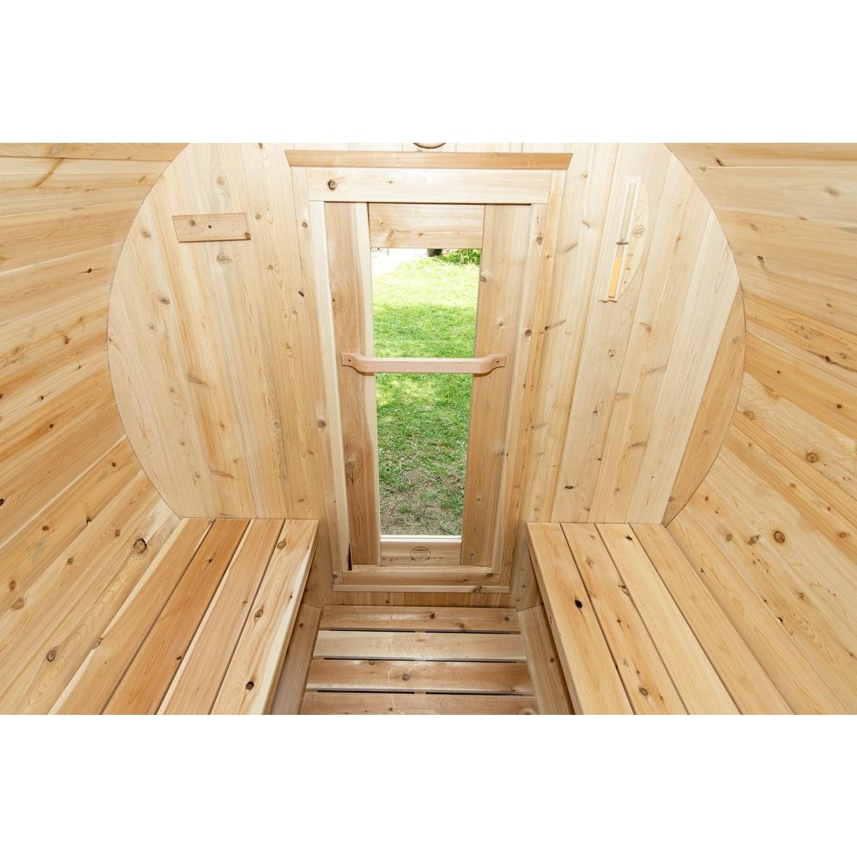 Dundalk Leisurecraft Harmony 2–4 Person Capacity Barrel-Style Sauna