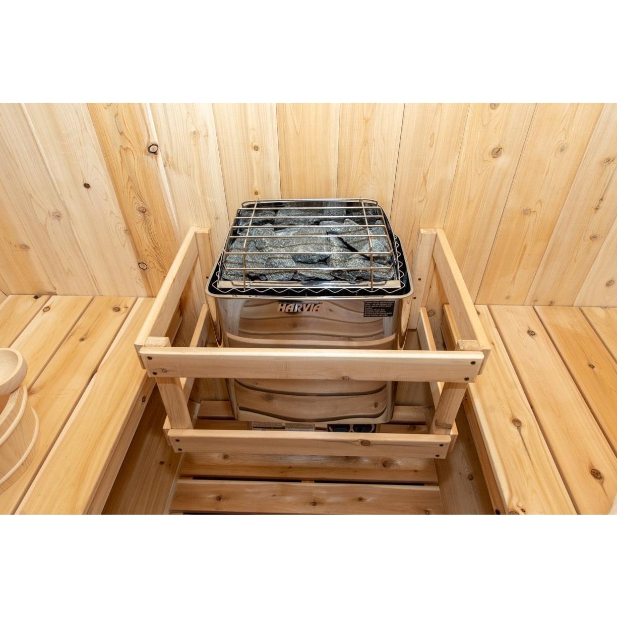 Dundalk Leisurecraft Harmony 2–4 Person Capacity Barrel-Style Sauna