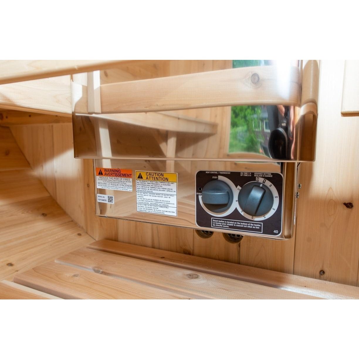 Dundalk Leisurecraft Harmony 2–4 Person Capacity Barrel-Style Sauna