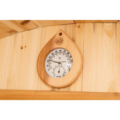 Dundalk Leisurecraft Harmony 2–4 Person Capacity Barrel-Style Sauna