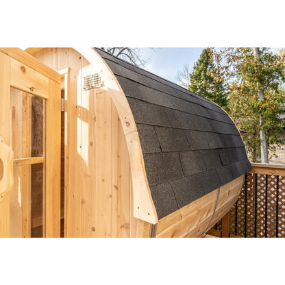 Dundalk Leisurecraft Harmony 2–4 Person Capacity Barrel-Style Sauna