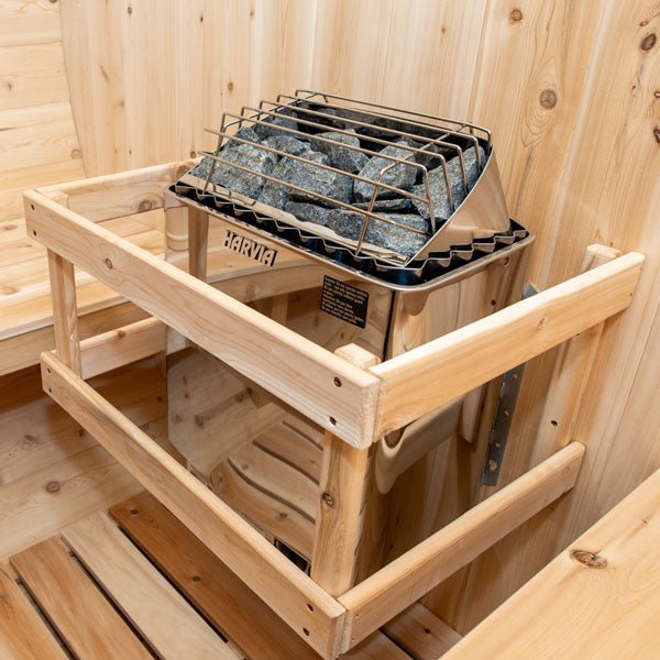 Dundalk Leisurecraft Tranquility 2–6 Person Capacity Barrel-Style Sauna