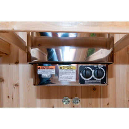 Dundalk Leisurecraft Tranquility 2–6 Person Capacity Barrel-Style Sauna