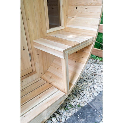 Dundalk Leisurecraft Tranquility 2–6 Person Capacity Barrel-Style Sauna
