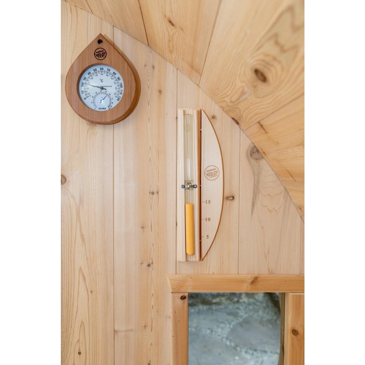 Dundalk Leisurecraft Tranquility 2–6 Person Capacity Barrel-Style Sauna