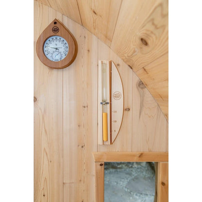Dundalk Leisurecraft Tranquility 2–6 Person Capacity Barrel-Style Sauna
